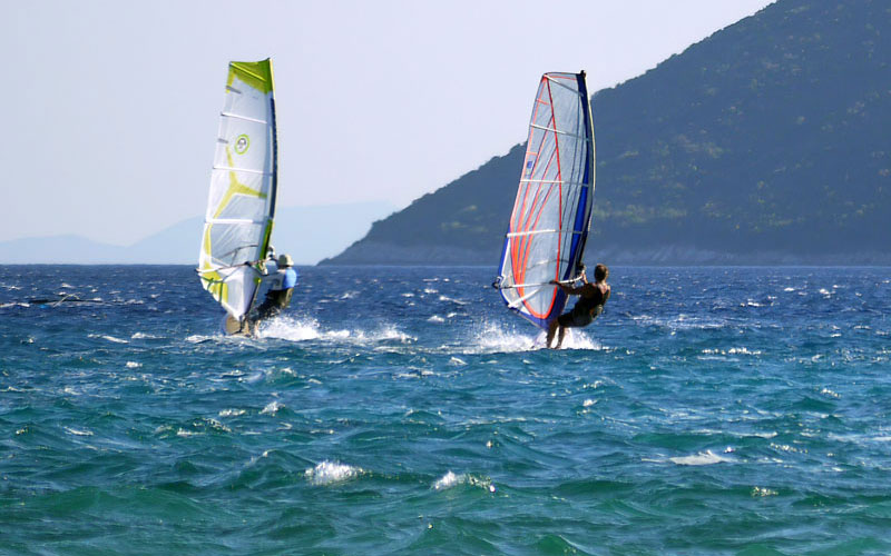 Lake Garda is the perfect place for windsurf, kitesurf, sup, canoe and also kayak.